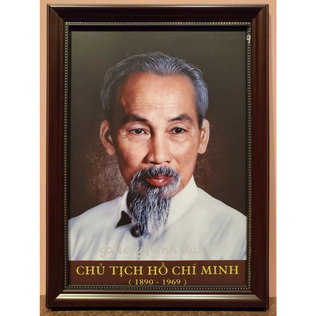 Ảnh chân dung Chủ tịch Hồ Chí Minh ( KT26*35 cm)