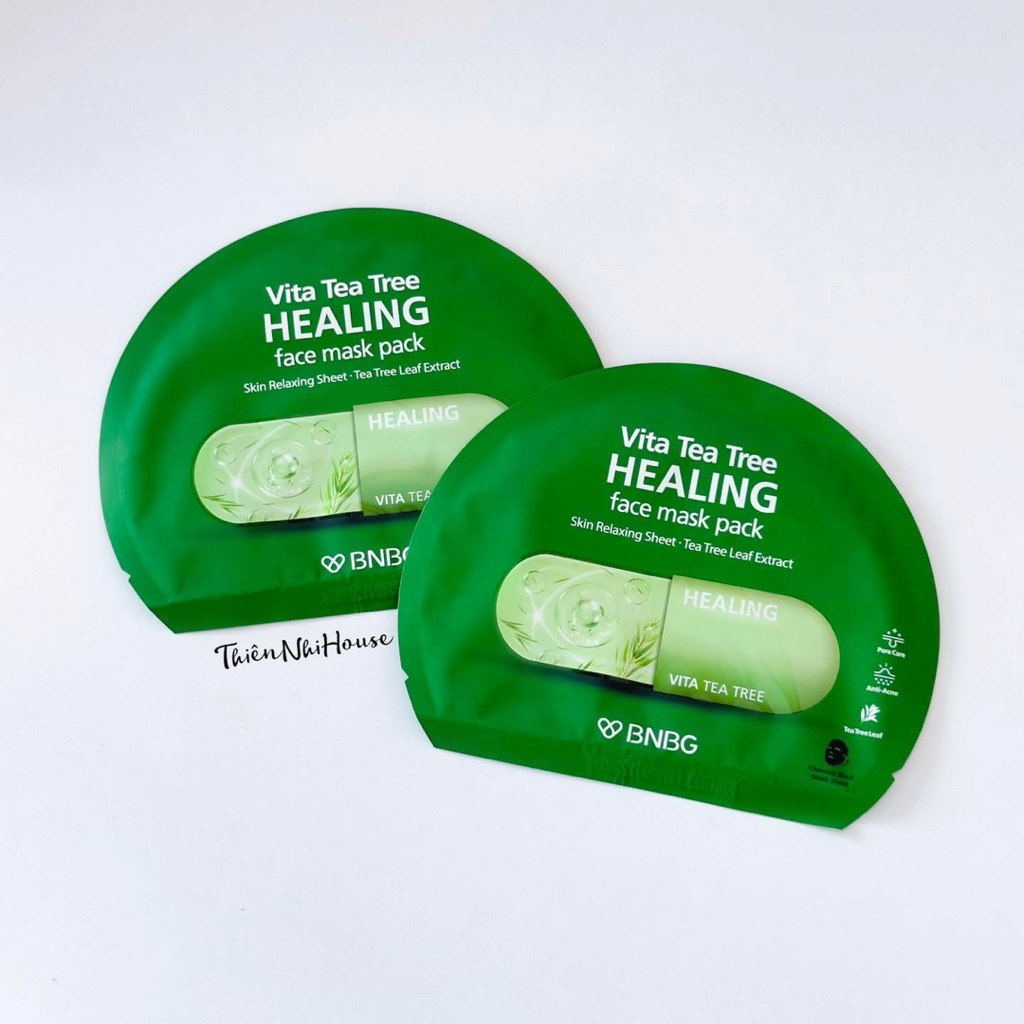 Mặt Nạ Tràm Trà Giảm Mụn BNBG Vita Tea Tree Healinh Face