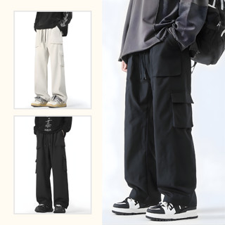  Quần kaki túi hộp nam nữ ống rộng quần Cargo Pant kaki ống suông phong cách Hàn Quốc K04 