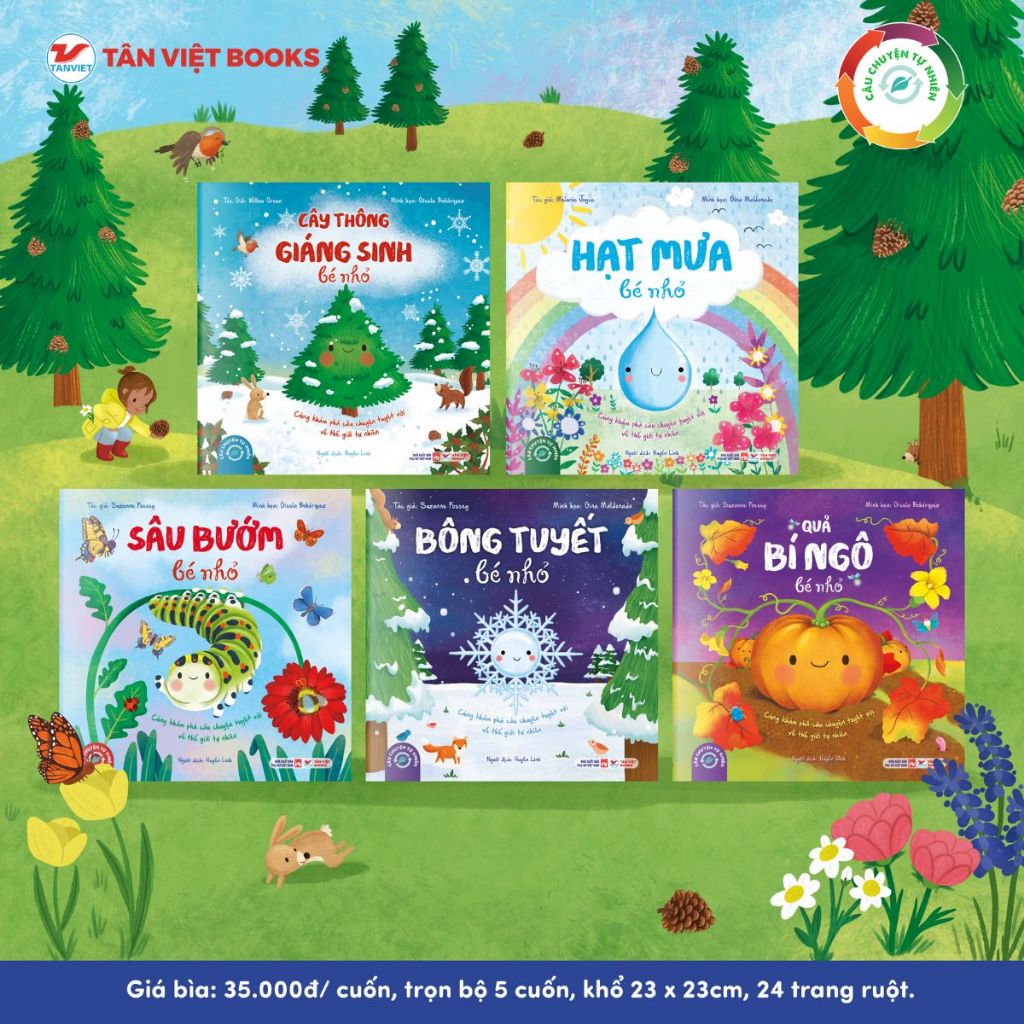 Combo 5 cuốn : Câu Chuyện Tự Nhiên - Tân Việt Books