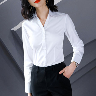 Áo Sơ Mi Nữ Trắng Công Sở EMEY LUXURY