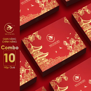 Combo 10 Hũ Quà Tặng Tổ Yến Sào Ngự Cung Yến Chưng Sẵn Bồi Dưỡng Sức Khoẻ