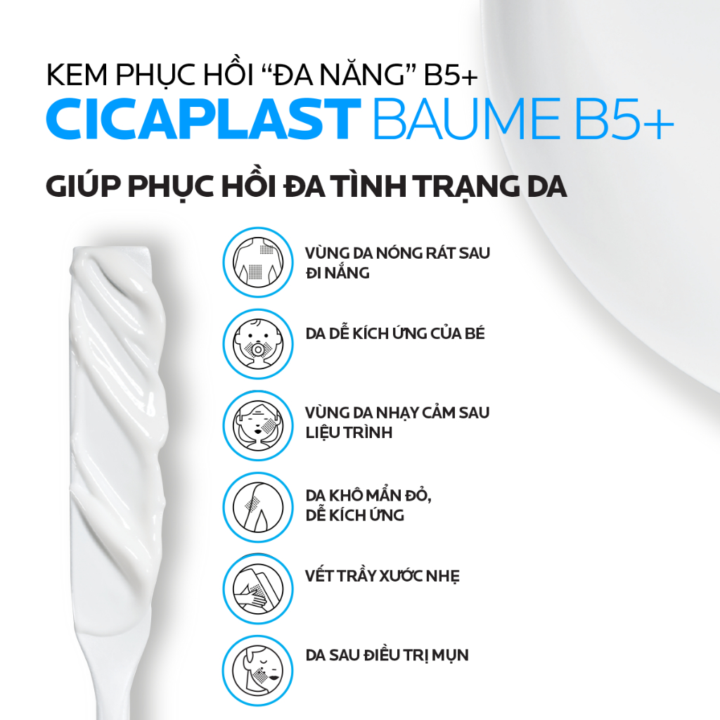 Kem Dưỡng Ẩm & Phục Hồi Đa Năng La Roche-Posay Cicaplast Baume B5+ giúp phục hồi da sau 1 lần sử dụng - phiên bản 100ml | BigBuy360 - bigbuy360.vn