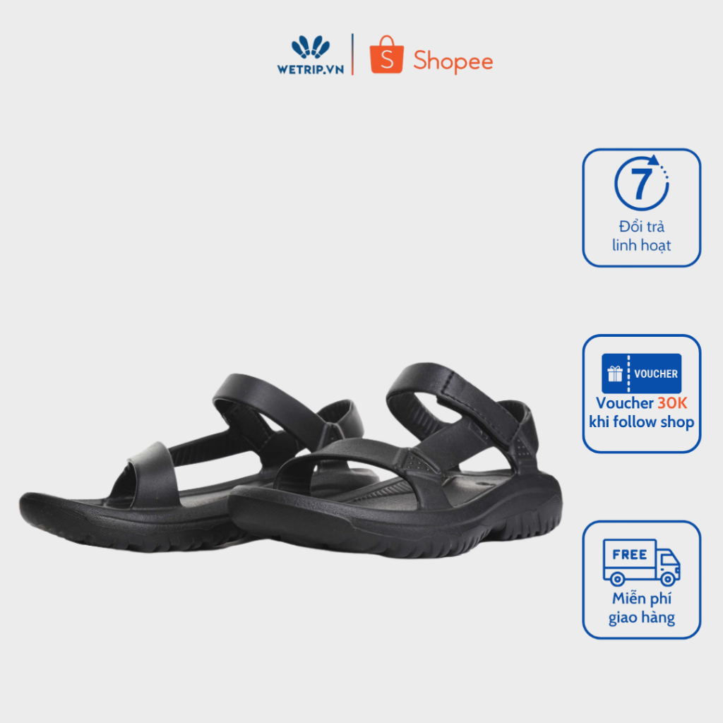 Dép Sandal Nữ Siêu Êm Nhẹ, Đế EVA Đúc Nguyên Khối WETRIP-TEVA HURRICANE DRIFT (Trắng) Unisex _020 B