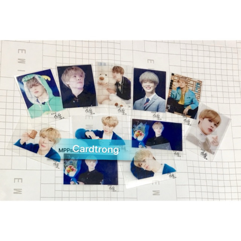 ảnh card trong suốt JIMIN BTS 4 card