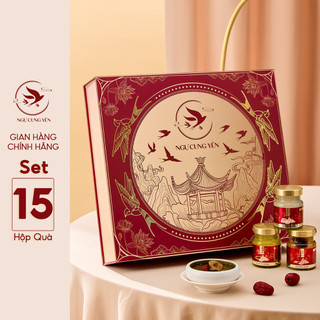  Set 15 Hũ Tổ Yến Sào Ngự Cung Yến - Chưng Sẵn Yến Tươi Quà Tặng Cao Cấp Biếu Tết 