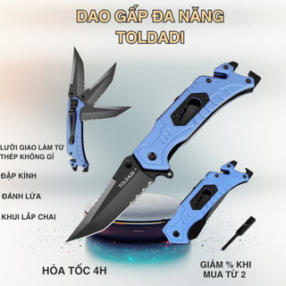 Dao Gấp Sinh Tồn Đa Năng TOLDADI 7 Trong 1(chinh' hang)