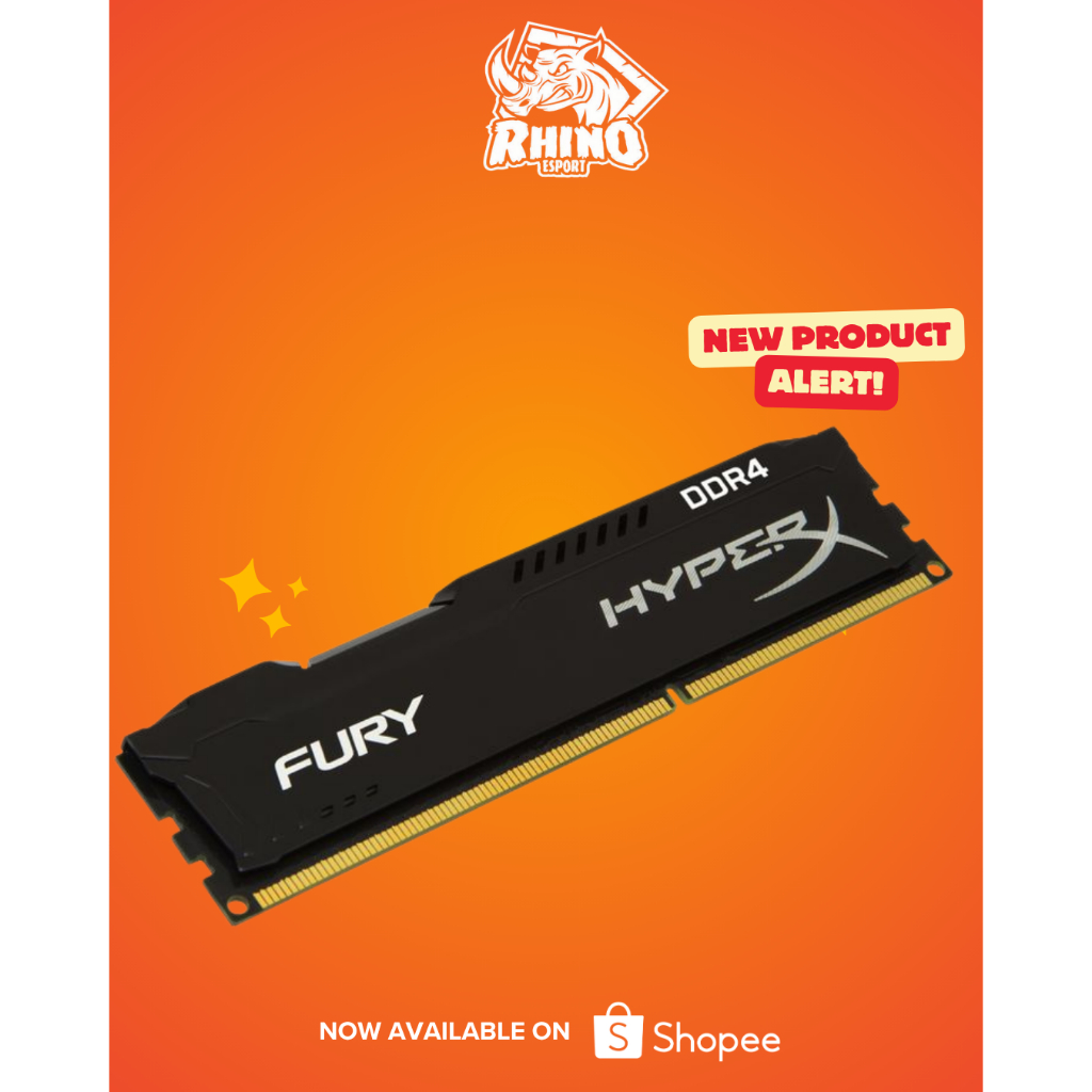 Ram PC Kingston Fury Beast 8GB DDR4 3200Mhz (1x 8GB) (KF432C16BB/8) - Rhino Shop