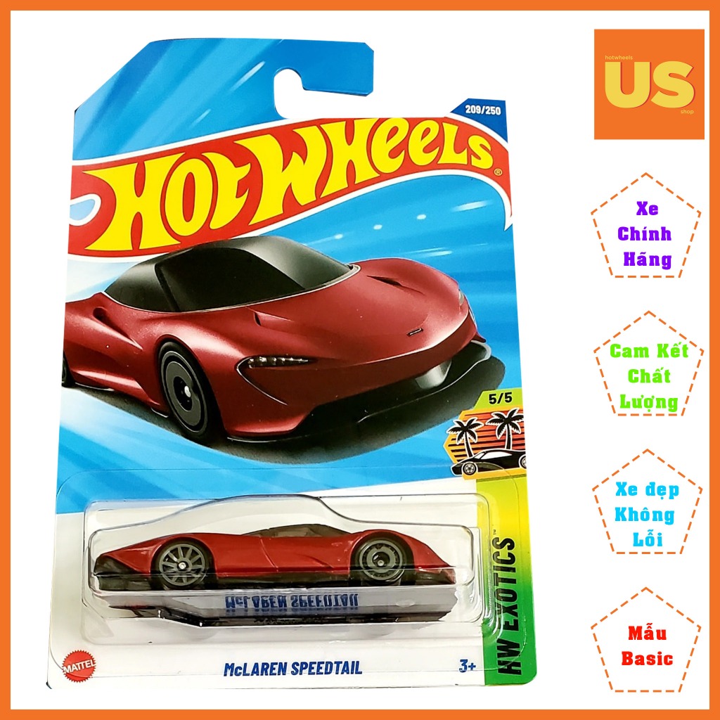 Xe Mô Hình Hot Wheels McLaren Speedtail – Chính Hãng US