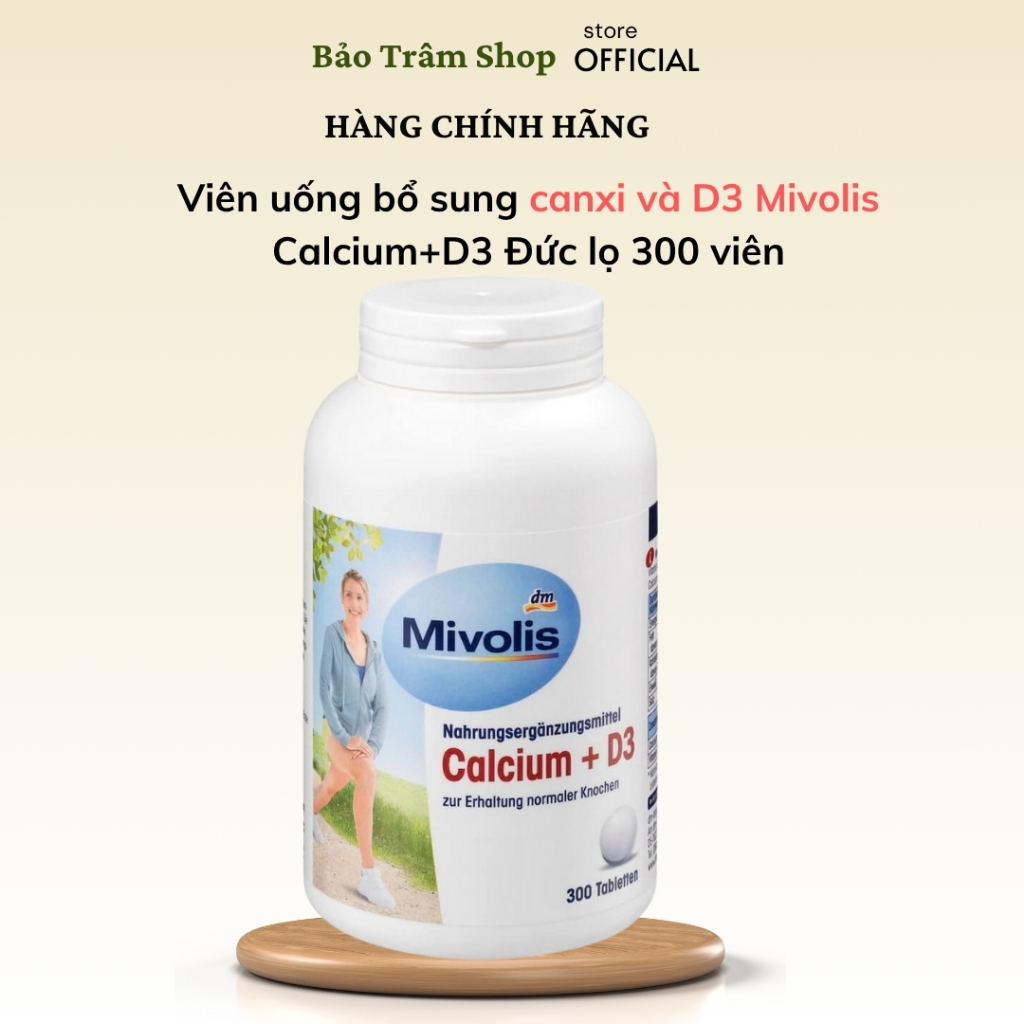 Sản phẩm Mivolis Calcium + D3 Đức 300v