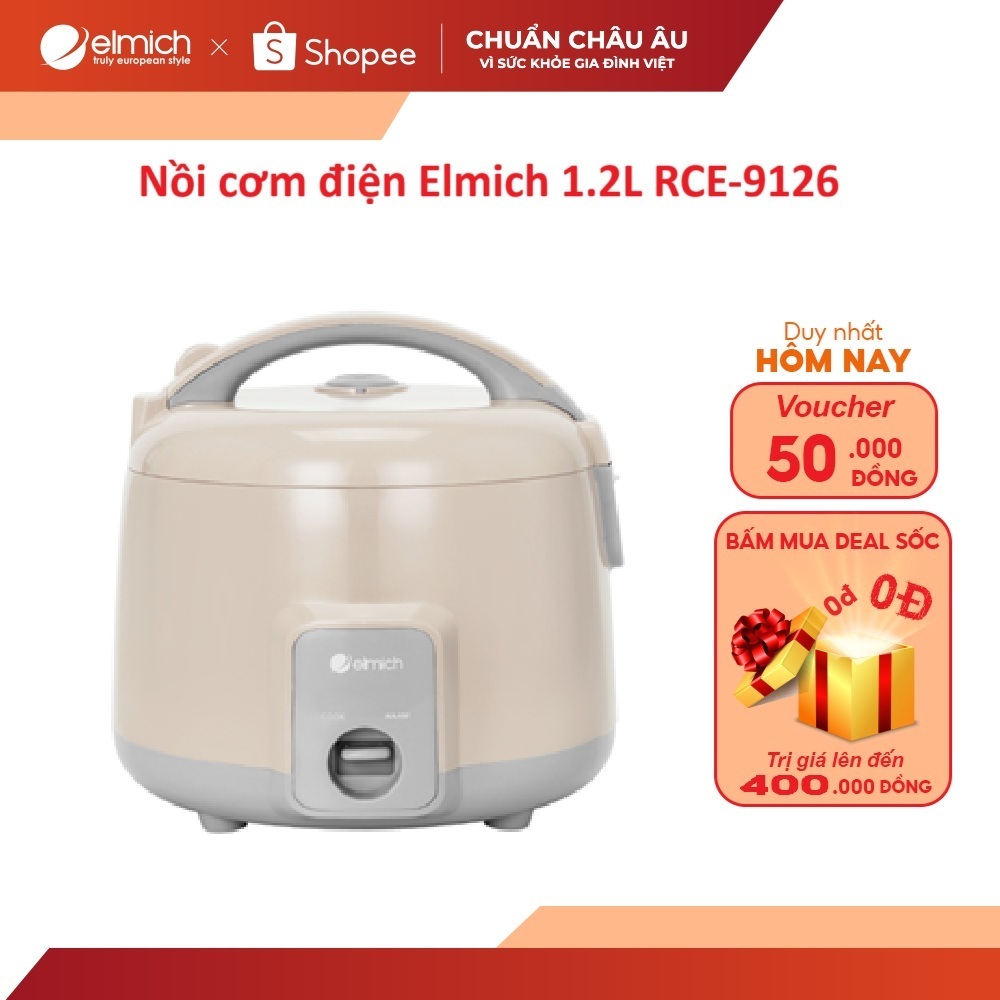 Nồi cơm điện Elmich 1.2L RCE-9126