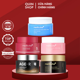  Kem Dưỡng Viên Nang Medicube Deep Vita C Age-R Glutathione  TXA Niacinamide PDRN Pink HA Moisturizing Capsule Cream 