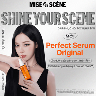  LIVE KOL  Tinh chất dưỡng tóc mise en scène Perfect Serum 80ml từ 7 loại dầu dưỡng cao cấp phục hồi hư tổn 