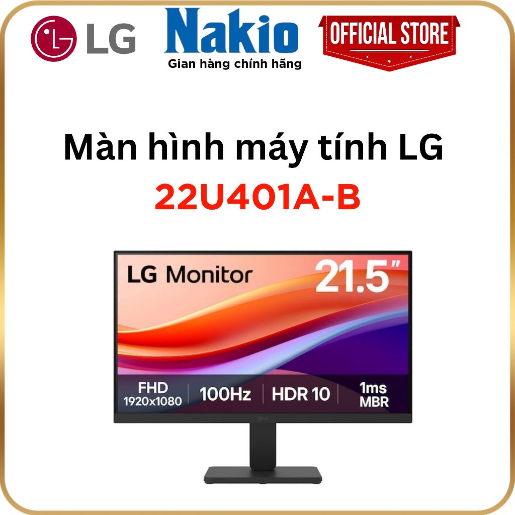 Màn hình máy tính LG 22U401A-B.ATVQ (21.5 inch - VA - FHD - 100Hz - 5ms- D-Sub, HDMI)