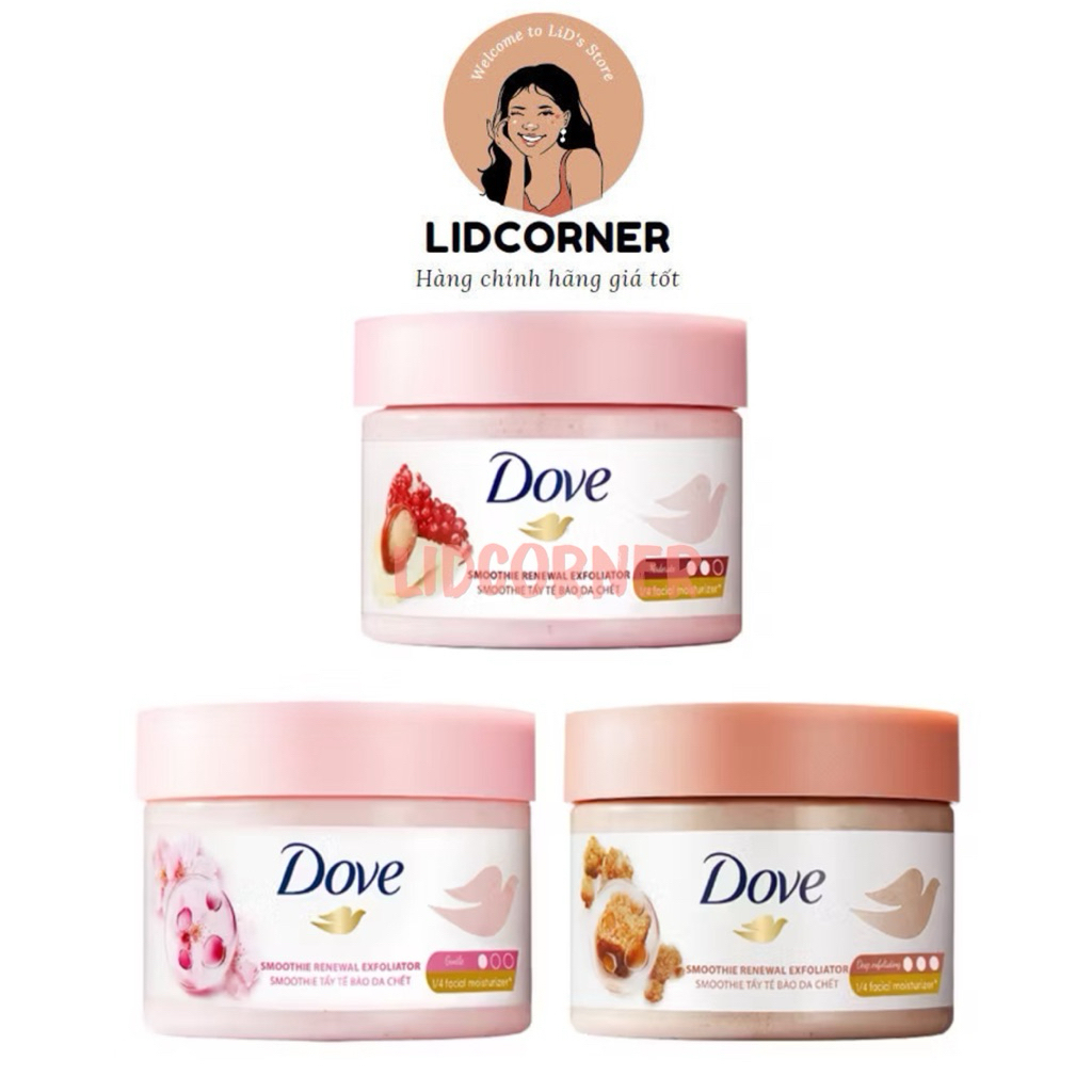 [Mini] Smoothie Tẩy Da Chết Dove 298g / 50g