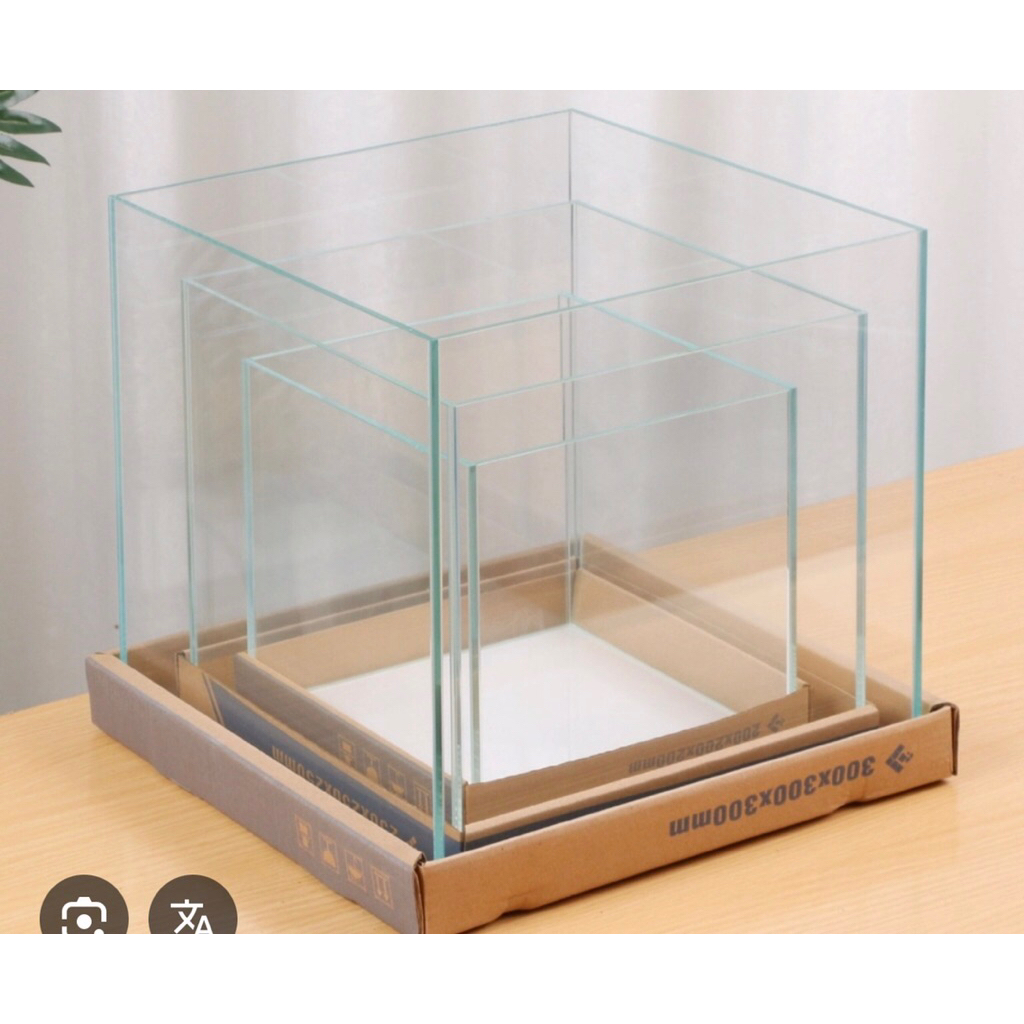 Bể cubic 30x30x30 thích hộp nuôi cá lóc cảnh.