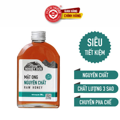 Mật ong nguyên chất Rừng Nhiệt Đới TROPICAL FOREST 360g/chai