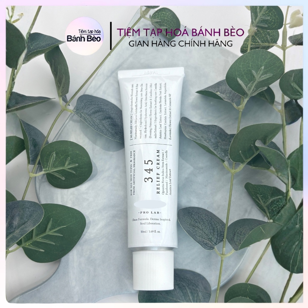 Kem dưỡng phục hồi da 345 Relief Cream 147 Barrier Cream 50ml Làm Dịu Dưỡng Ẩm Củng Cố Hàng Rào Da