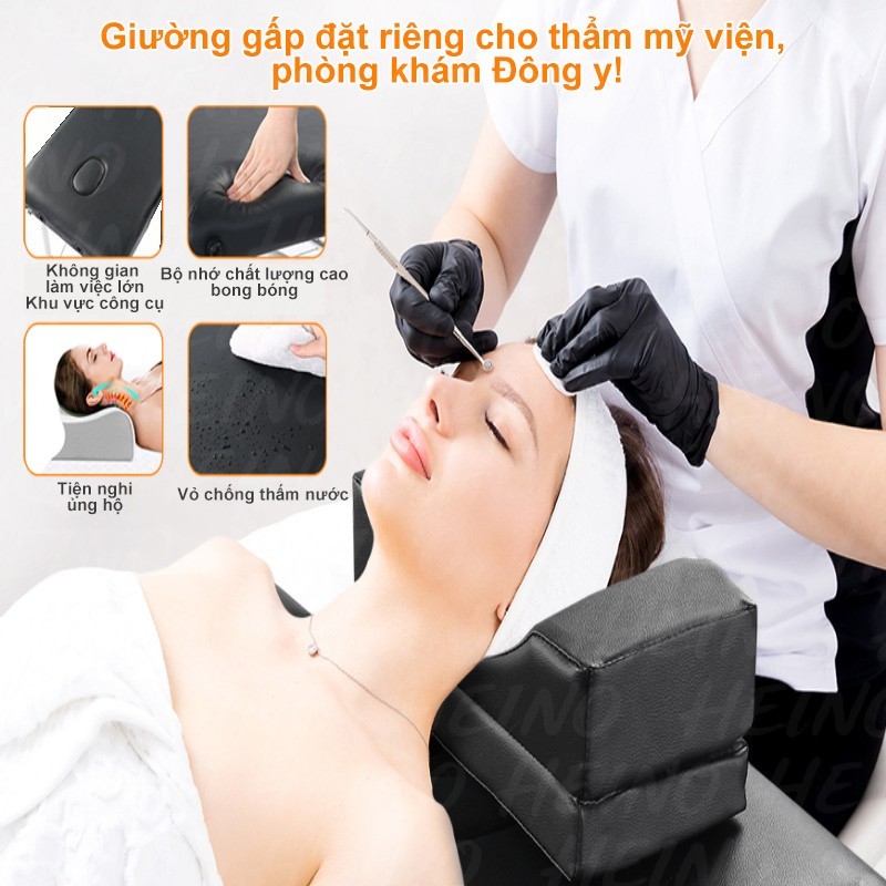 𝑯𝑬𝑰𝑵𝑶 Giường Vali Gấp Gọn Giường Massage Gấp Gọn Tiện Lợi Dành Cho Spa Thẩm Mỹ Viện Nhiều màu | BigBuy360 - bigbuy360.vn