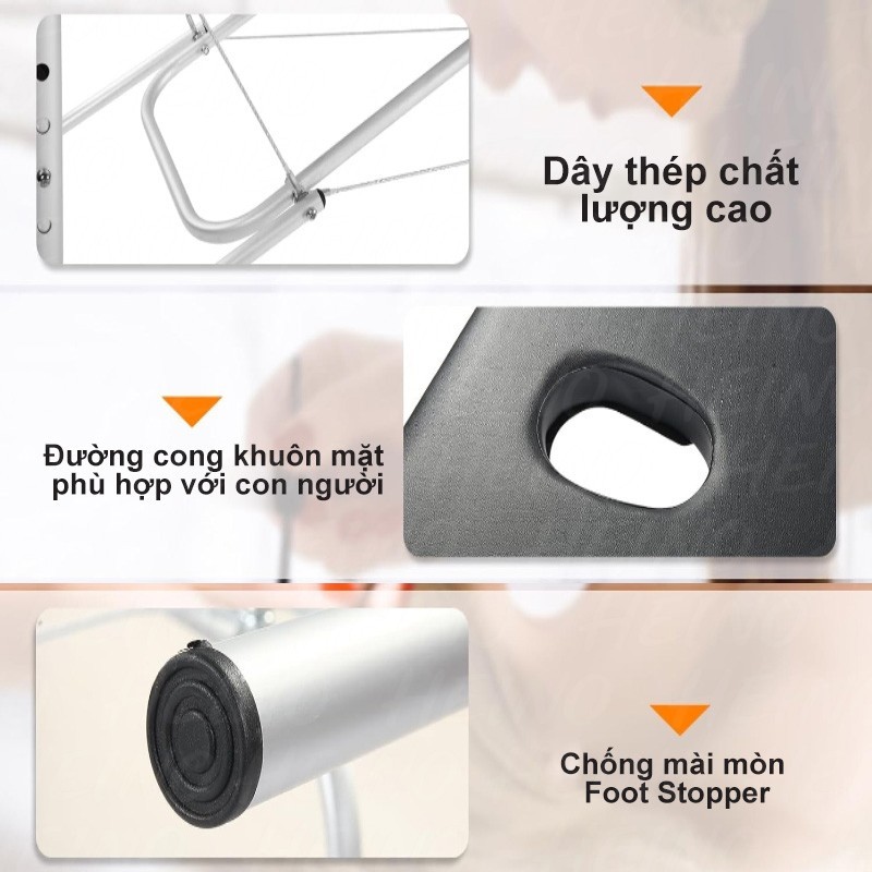 𝑯𝑬𝑰𝑵𝑶 Giường Vali Gấp Gọn Giường Massage Gấp Gọn Tiện Lợi Dành Cho Spa Thẩm Mỹ Viện Nhiều màu | BigBuy360 - bigbuy360.vn