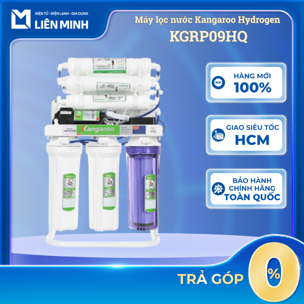 Máy Lọc Nước RO Hydrogen Kangaroo KGRP09HQ 9 Lõi [Ship 0Đ HCM]