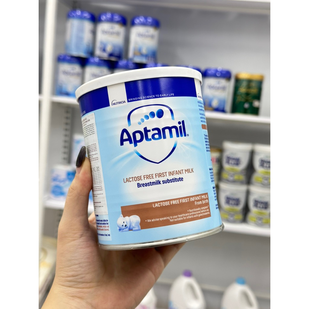 Sữa Aptamil Anh Lactose Free cho trẻ bất dung nạp lon 400g