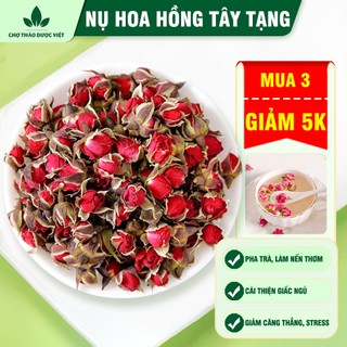  Hoa hồng Tây Tạng 100g nụ hoa hồng sấy lạnh nguyên nụ trà hoa hồng nụ đẹp - Chợ Thảo Dược Việt 