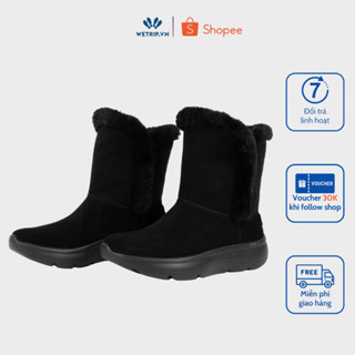  Giày Boot Nữ WE-SKECHER Lót Lông BL-DB-SKE-001 Cao Mắt Cá Chân Êm Ái Mịn Màng Ấm Áp Cô Nàng Mùa Đông 