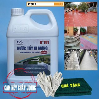 Chất Tẩy Xi Măng HT01 Loại 1.8Lit - Tặng Bộ dụng Cụ Vệ Sinh