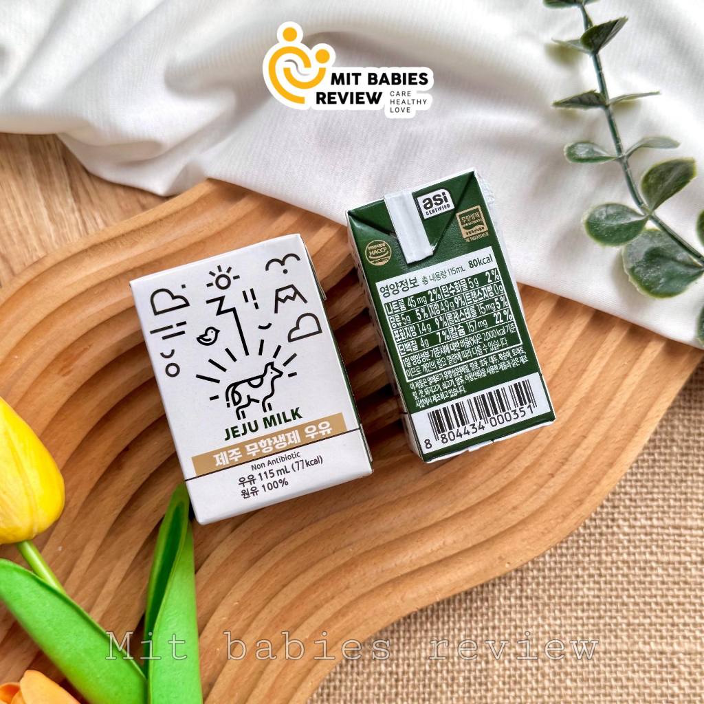 Sữa tươi chuẩn Không kh.Sinh Jeju Milk 115ml Hàn Quốc [TÁCH LẺ]