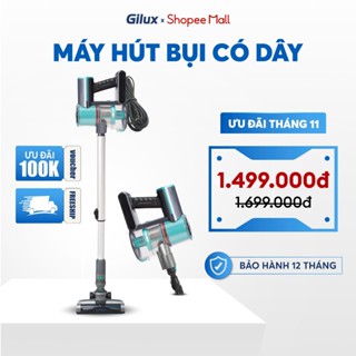  Máy hút bụi Gilux có dây - Gọn nhẹ lực hút mạnh 22.000PA - Công suất lớn - Bảo hành 12 tháng 