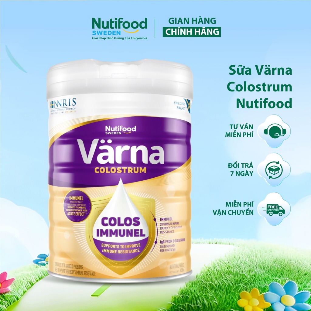 Sữa Värna Colostrum Nutifood – Sữa hỗ trợ tăng đề kháng, không gluten tốt cho sức khỏe
