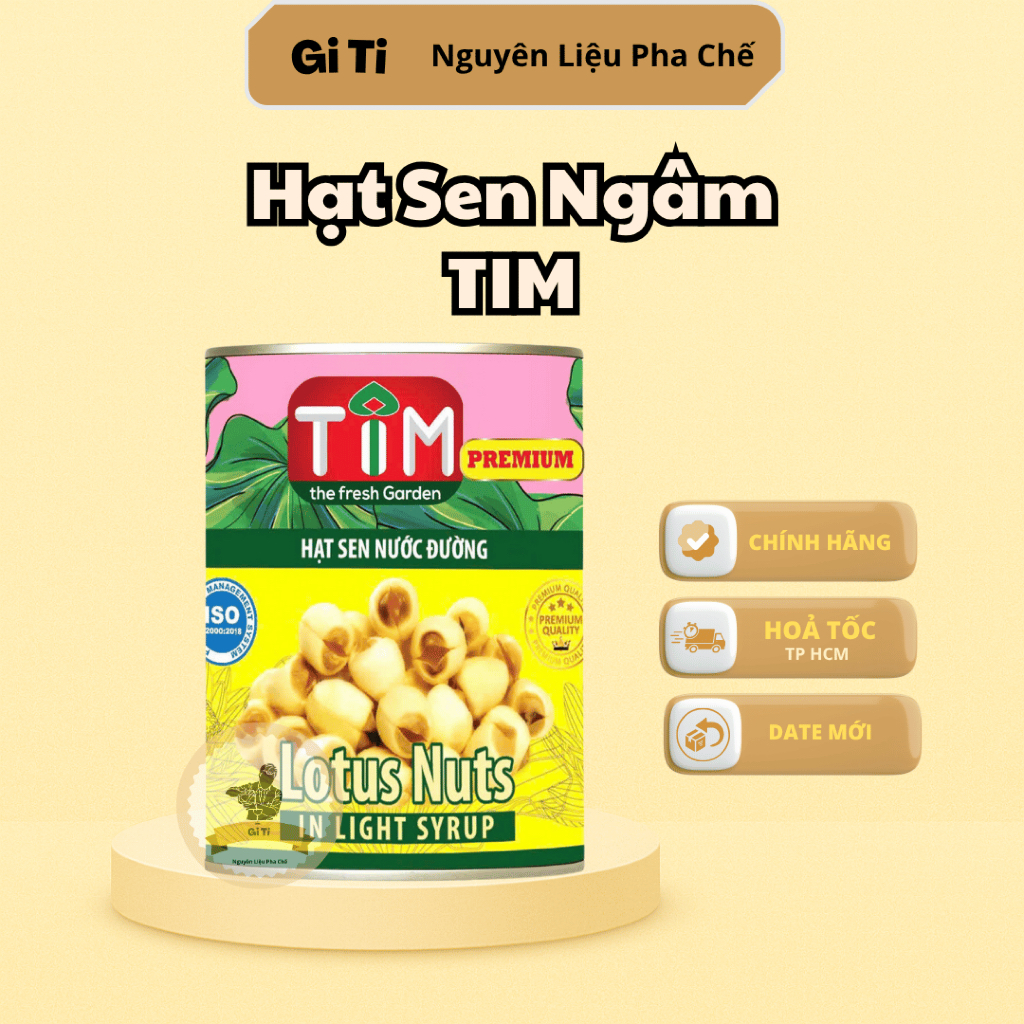 Hạt Sen Ngâm Đường Nif 560gr | Sen Nif | Hạt Sen Tim | Sen Tim Đóng Lon | Hạt Sen Ngâm Đường Tim