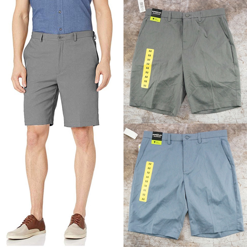 Quần Short Nam HAGGAR STRAIGHT FIT COOL 18® SHORTS - SIZE 32
