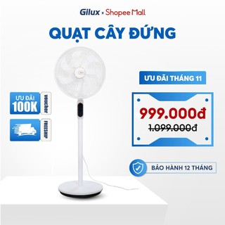  Quạt cây đứng Gilux có điều khiển - hàng chính hãng bảo hành 12 tháng 