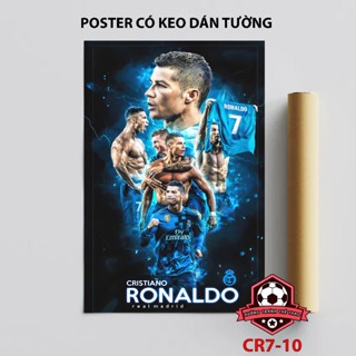 (POSTER Khổ Lớn 60x90) tranh Ronaldo CR7,poster dán phòng,tranh bóng đá,ảnh Ronaldo CR7