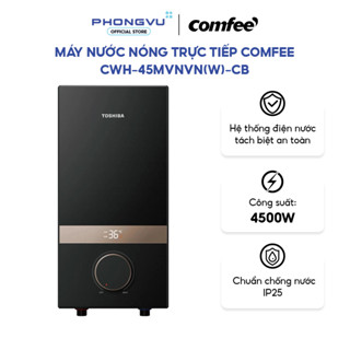 Máy nước nóng trực tiếp Toshiba TWH-45EMCPVN(K)-CB - Bơm trợ lực, Nhiệt ổn định, An toàn - Bảo hành 12 tháng