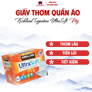  Giấy Thơm Quần Áo Kirkland Signature UltraSoft – Tiện Dụng Thơm Mát Quần Áo 