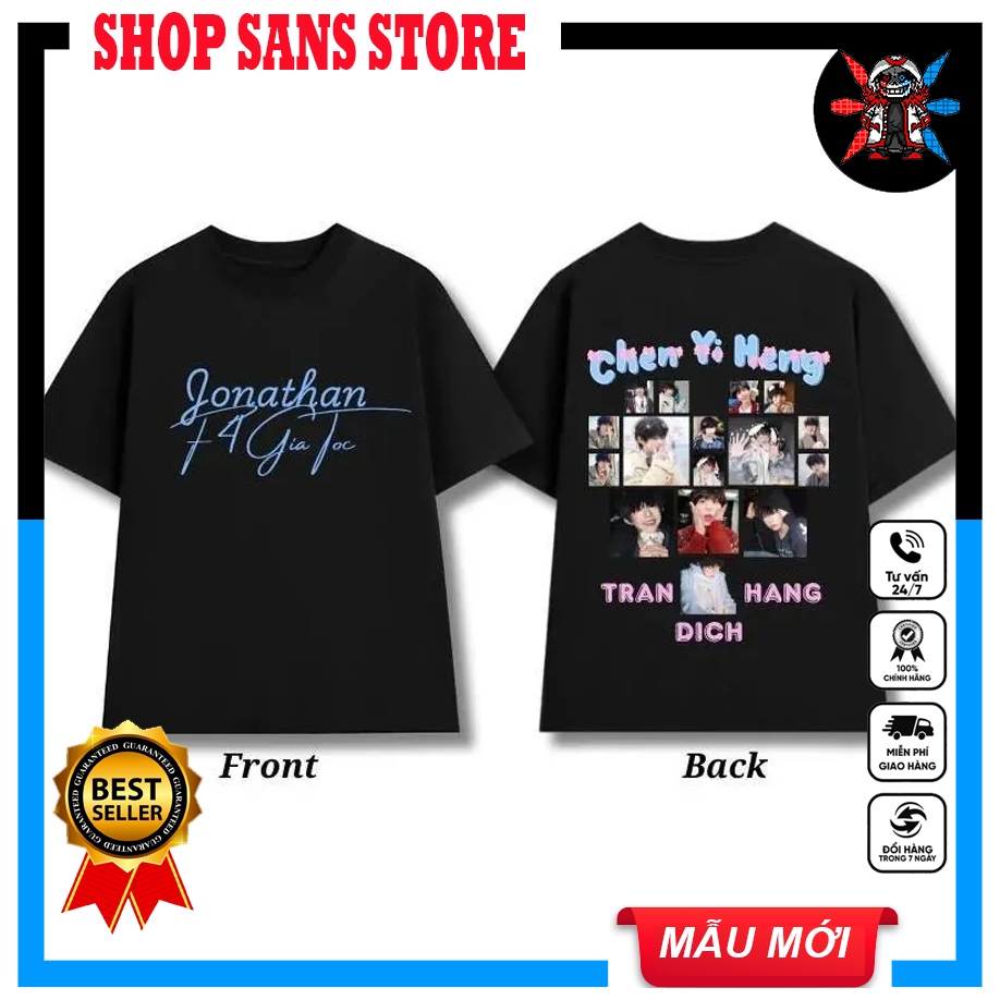 ÁO THUN UNISEX Jonathan ChenYiHeng Trần Dịch Hằng Nhóm TF FAMILY TF GIA TỘC - Blox spirit Fruits Kat