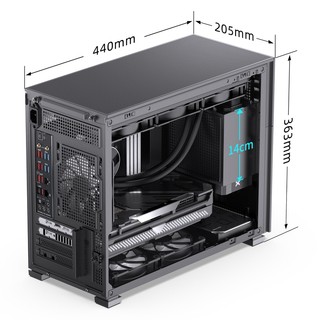 Vỏ Case JONSBO D31 STD BLACK