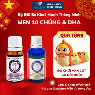 Bộ Đôi Bioamicus Men 10 Chủng Bioamicus Complete & Bioamicus Omega-3 DHA Bé Khoẻ Mạnh Thông Minh Có Tích Điểm 