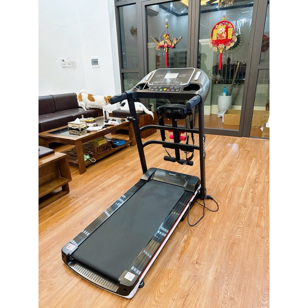 Máy chạy bộ điện đa năng OSAKY A7AB, đa năng, gấp gọn, có đai rung , kèm video, ảnh thật