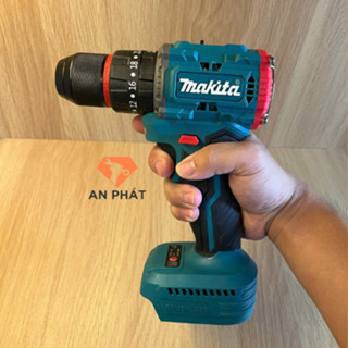  Thân Máy Khoan Makita pin 10ly chân pin phổ thông M21 4cm có móc INOX động cơ không chổi than đầu kẹp Autolock 