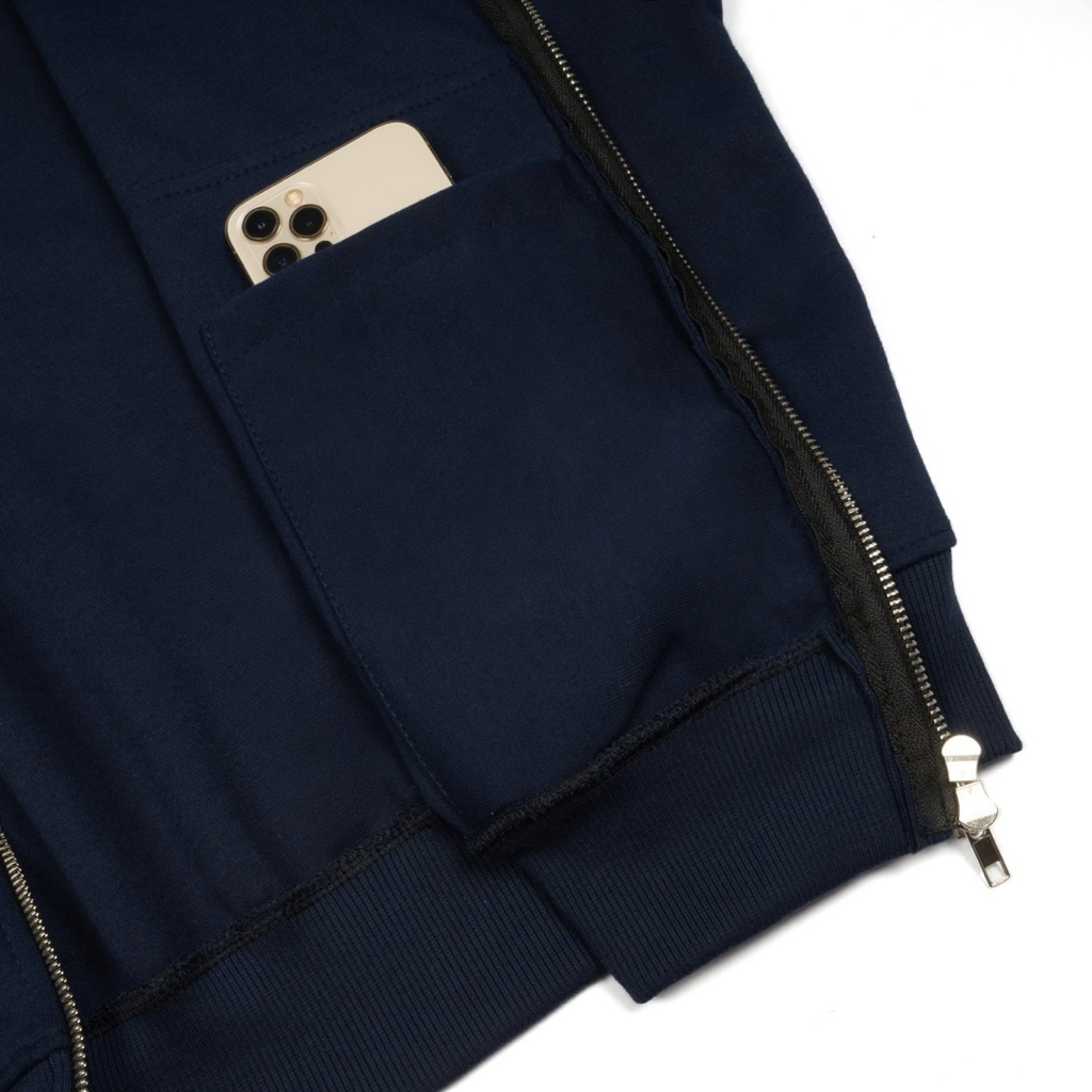 Áo khoác Hoodie zip có nón vải nỉ PCG 2.0 Regods - EDGE METAL ZIP HOODIE | BigBuy360 - bigbuy360.vn