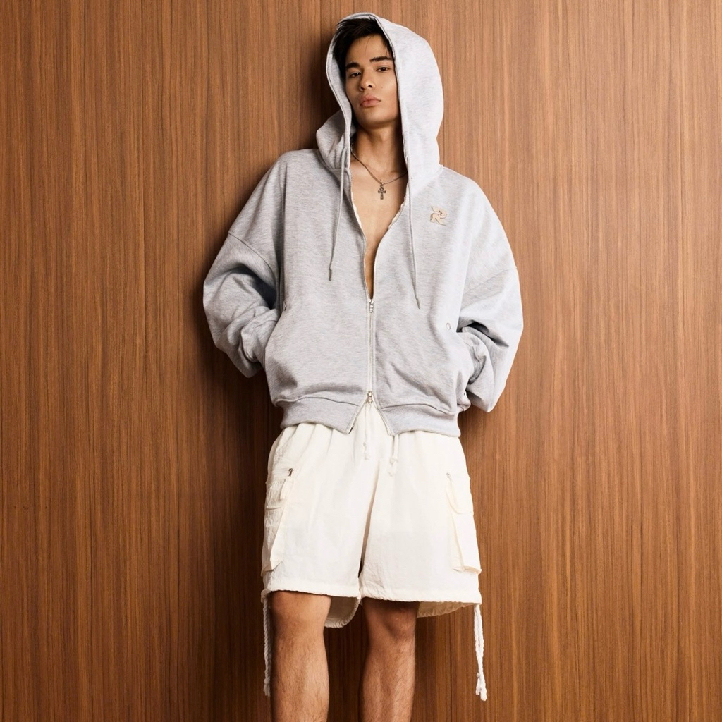 Áo khoác Hoodie zip có nón vải nỉ PCG 2.0 Regods - EDGE METAL ZIP HOODIE | BigBuy360 - bigbuy360.vn
