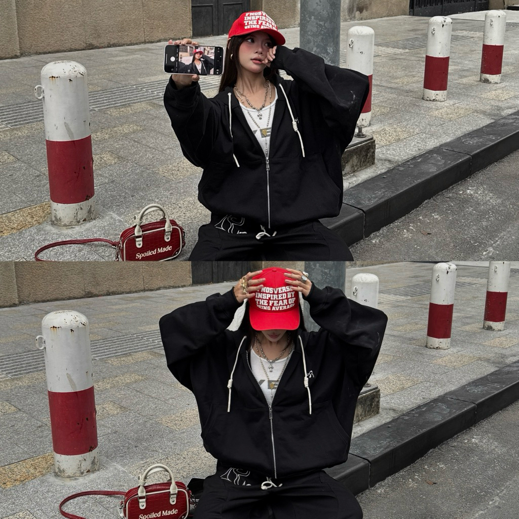 Áo khoác Hoodie zip có nón vải nỉ chân cua OWN IT Regods - Hoodie zip OWN IT | BigBuy360 - bigbuy360.vn