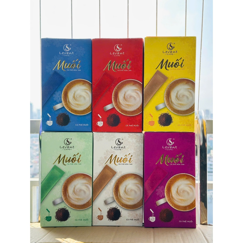(SỈ IB)_ CAFE MUỐI LEVANT NGON  XUẤT SẮC( 5 GÓI/HỘP)