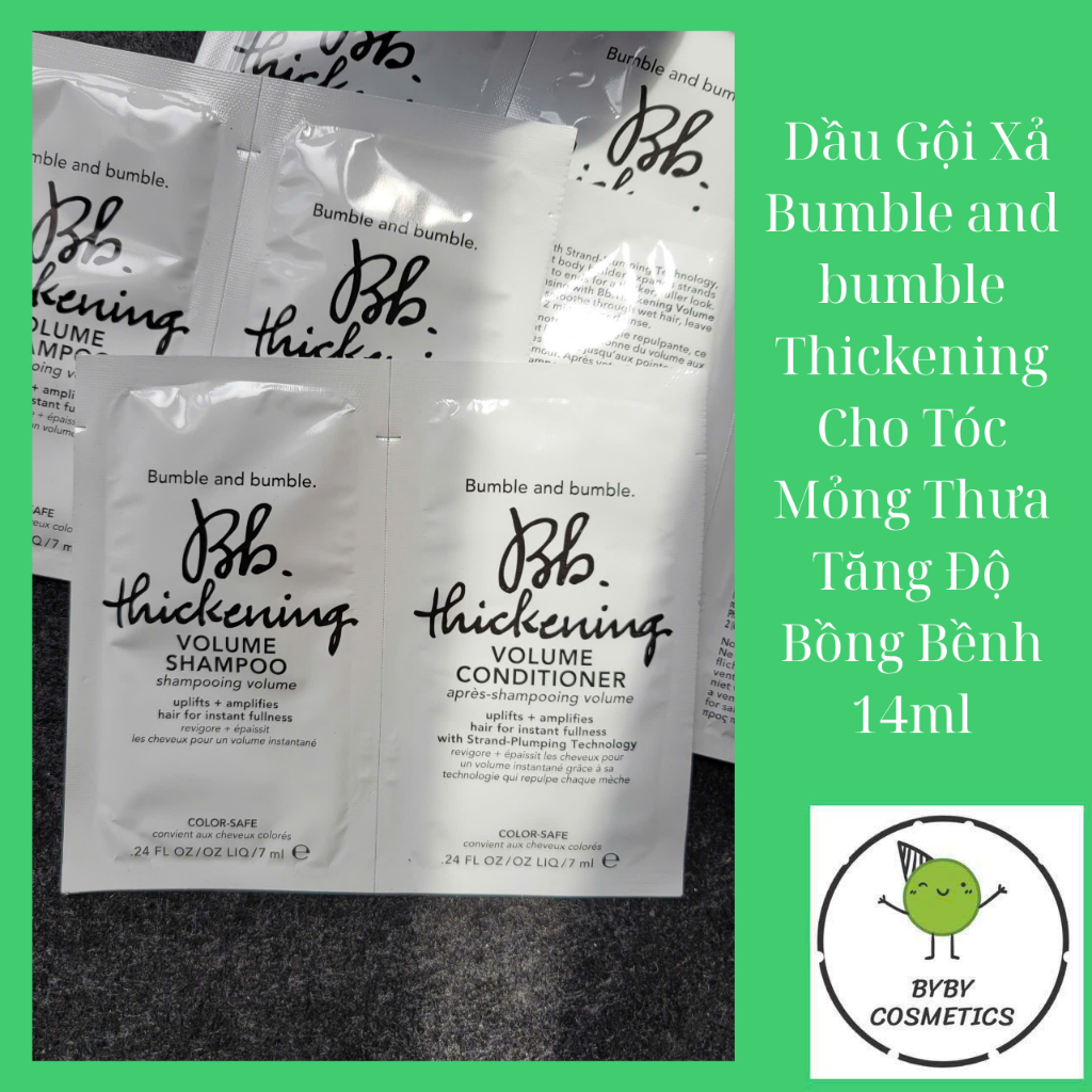 Dầu Gội Xả Bumble and bumble Thickening Cho Tóc Mỏng Thưa Tăng Độ Bồng Bềnh 14ml