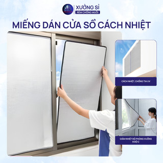 Miếng Dán Cửa Sổ Cách Nhiệt Remminhlong – Xốp Tráng Bạc , Chống Nắng, Ngăn Tia UV