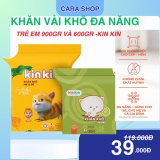  Khăn đa năng Kinkin 900g 600g-khăn khô mẹ và bé cao cấp siêu mềm mịn thấm hút tốt 